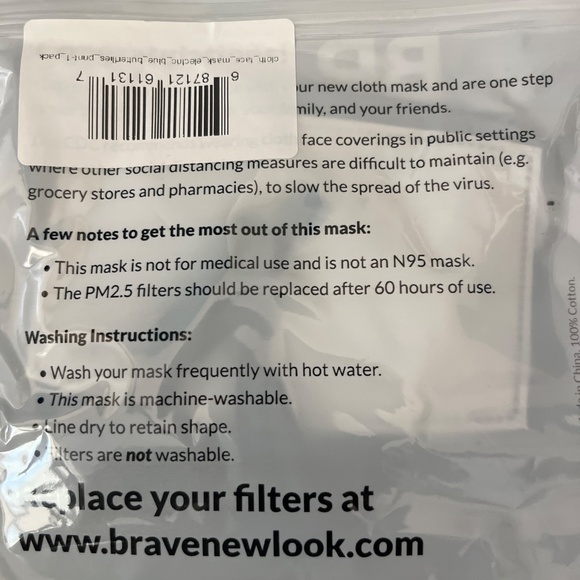 Cloth face mask new - Picture 2 of 3